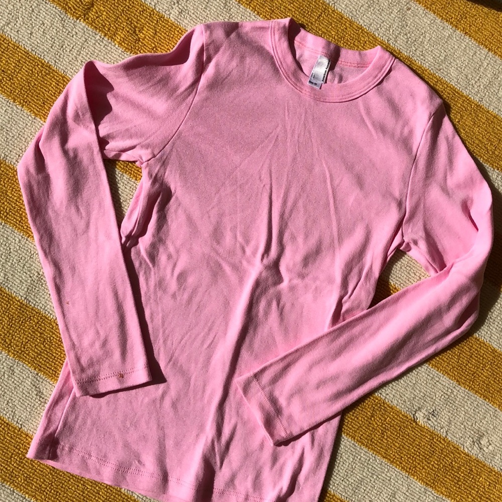 3 pink tops American Apparel size 10 girls - Picture 2 of 3